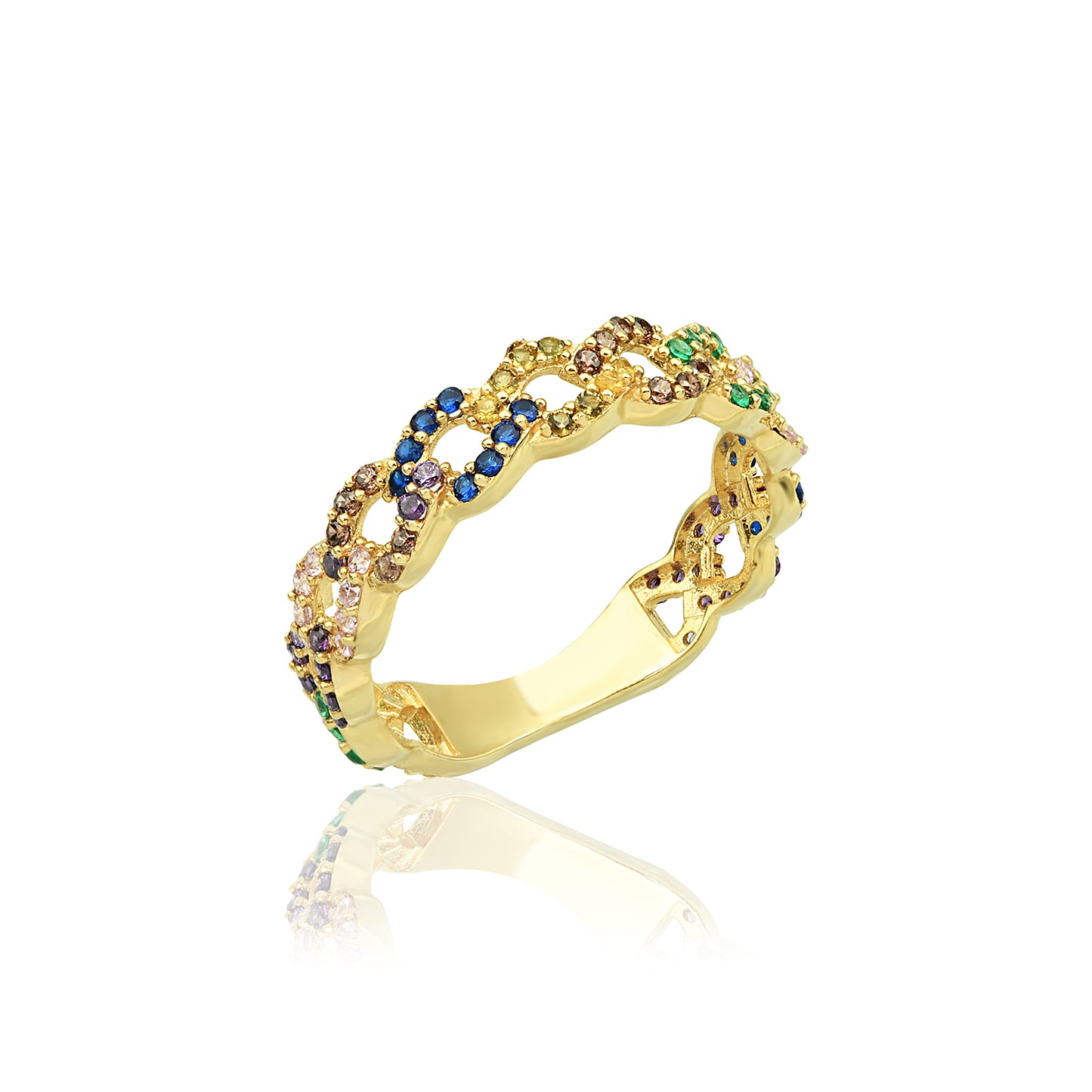 Gold Floral Ring