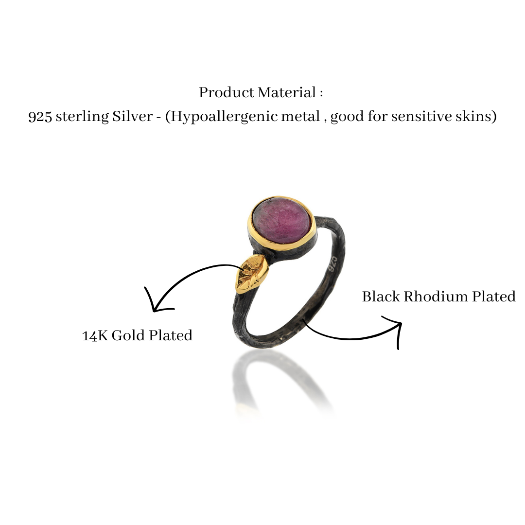Nature Tourmaline Ring