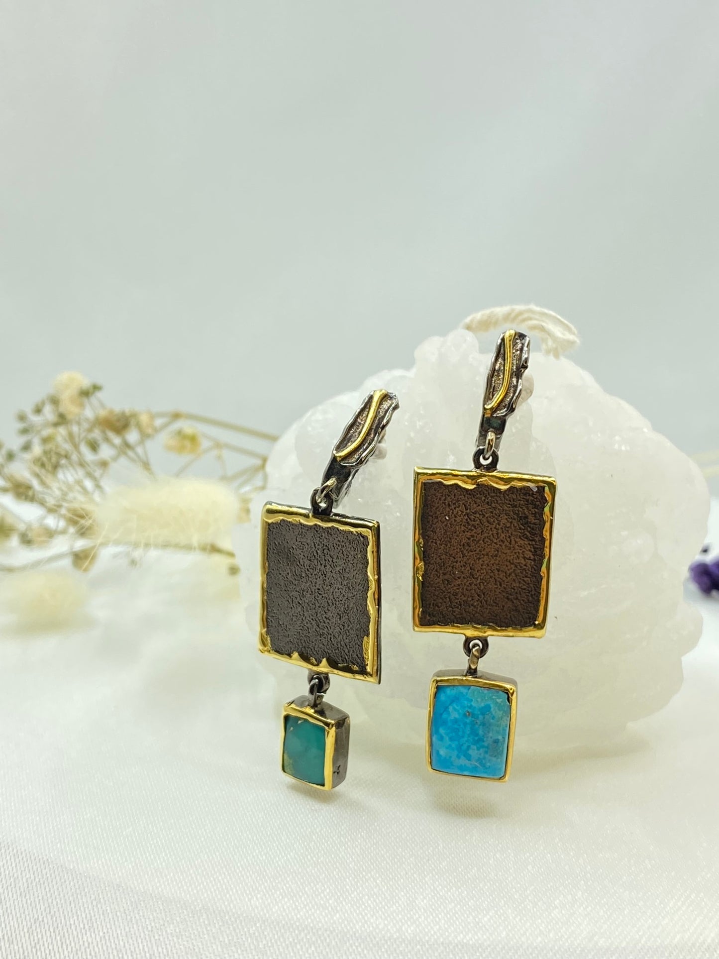 Turquoise Sterling Silver Earrings