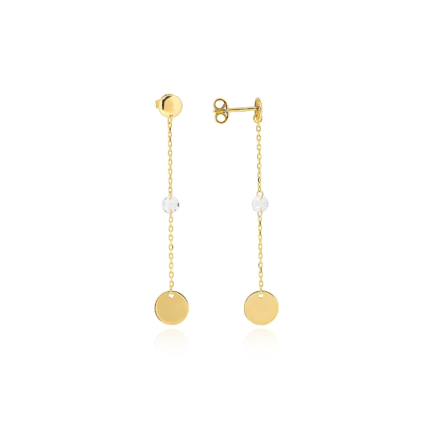 Lightweight Coin Silver Jewelry Set - 18k Gold Plated