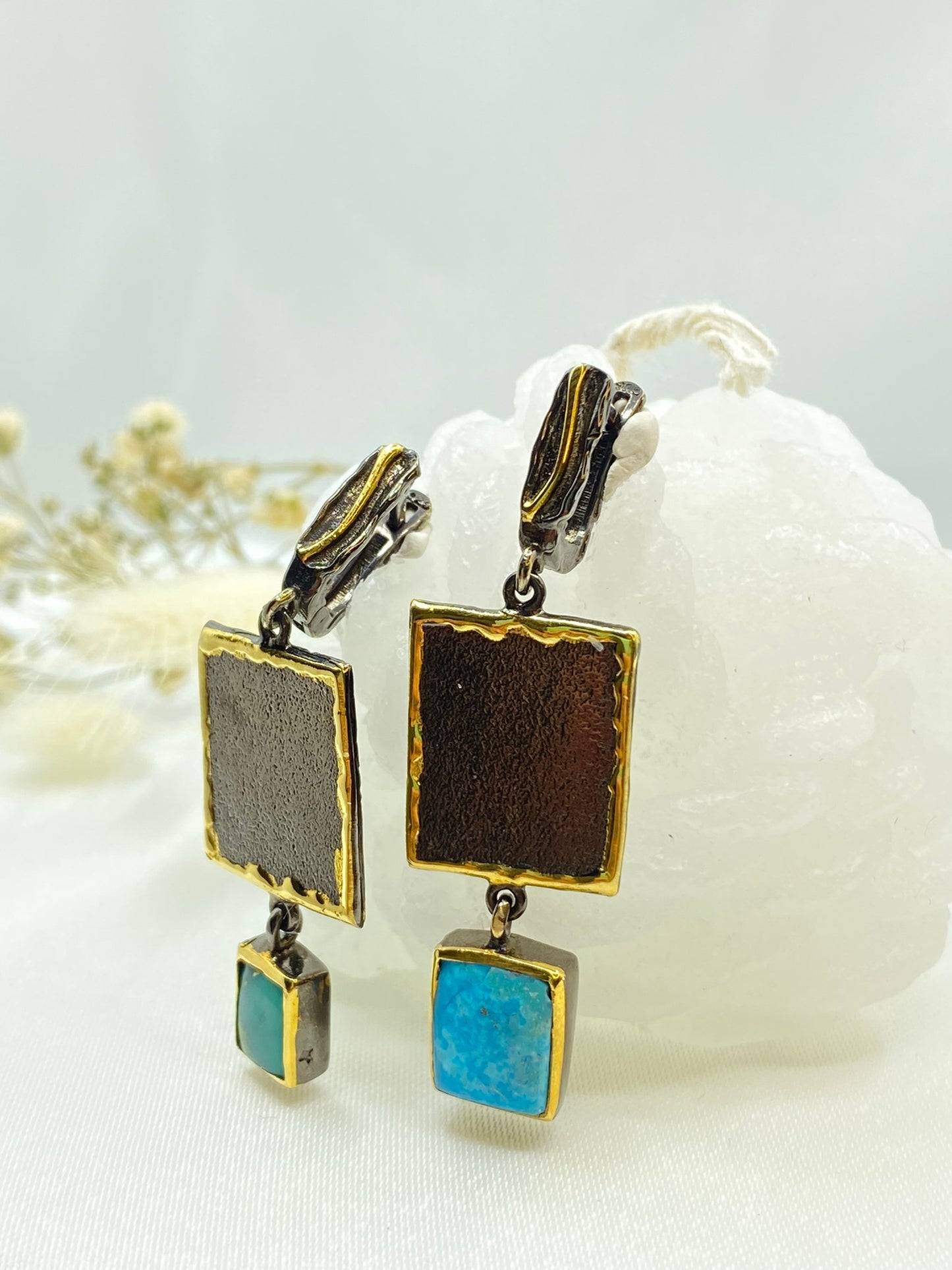 Turquoise Sterling Silver Earrings