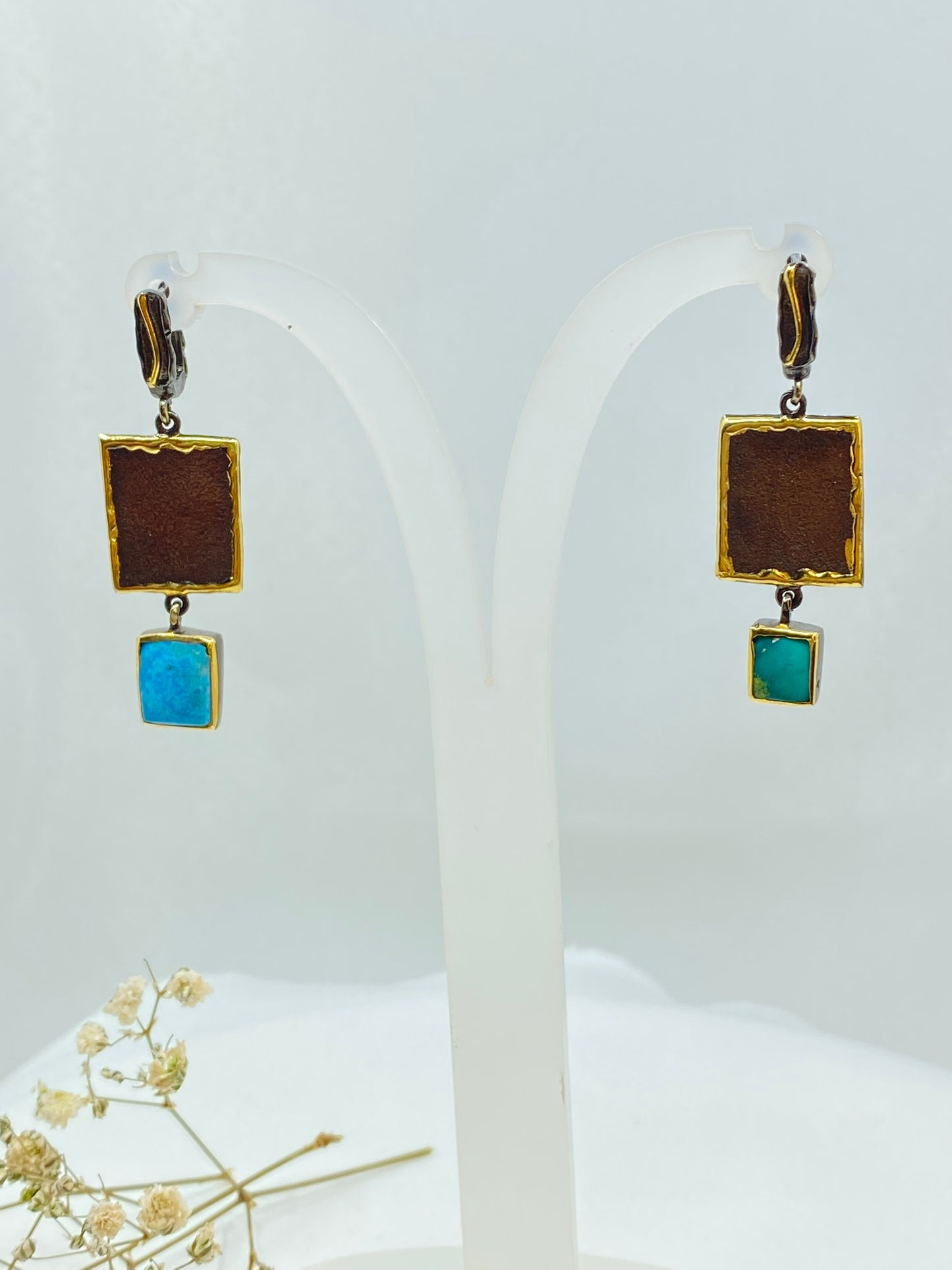 Turquoise Sterling Silver Earrings