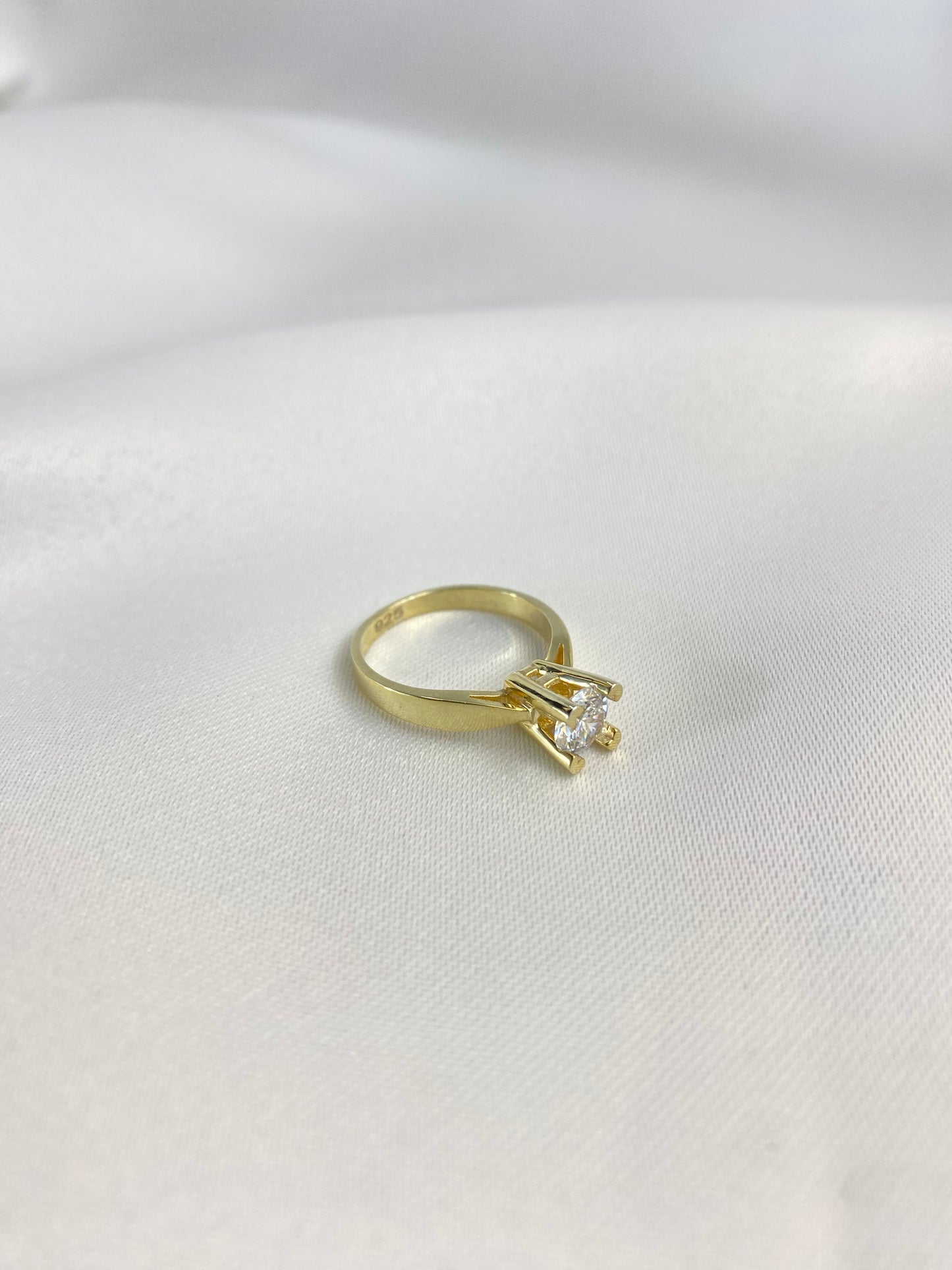Gold-Plated Engagement Ring