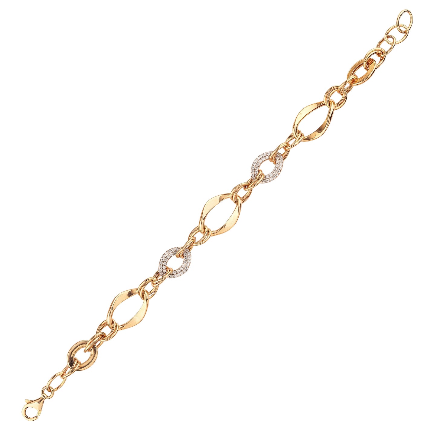 Gold-Plated Zircon Bracelet