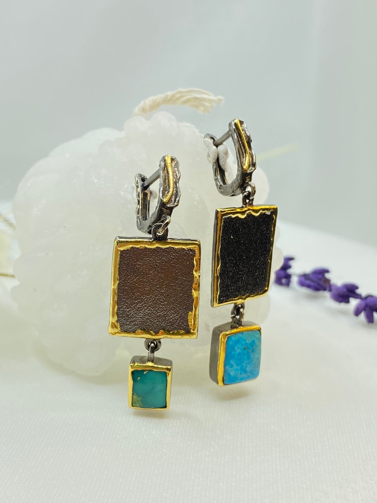 Turquoise Sterling Silver Earrings