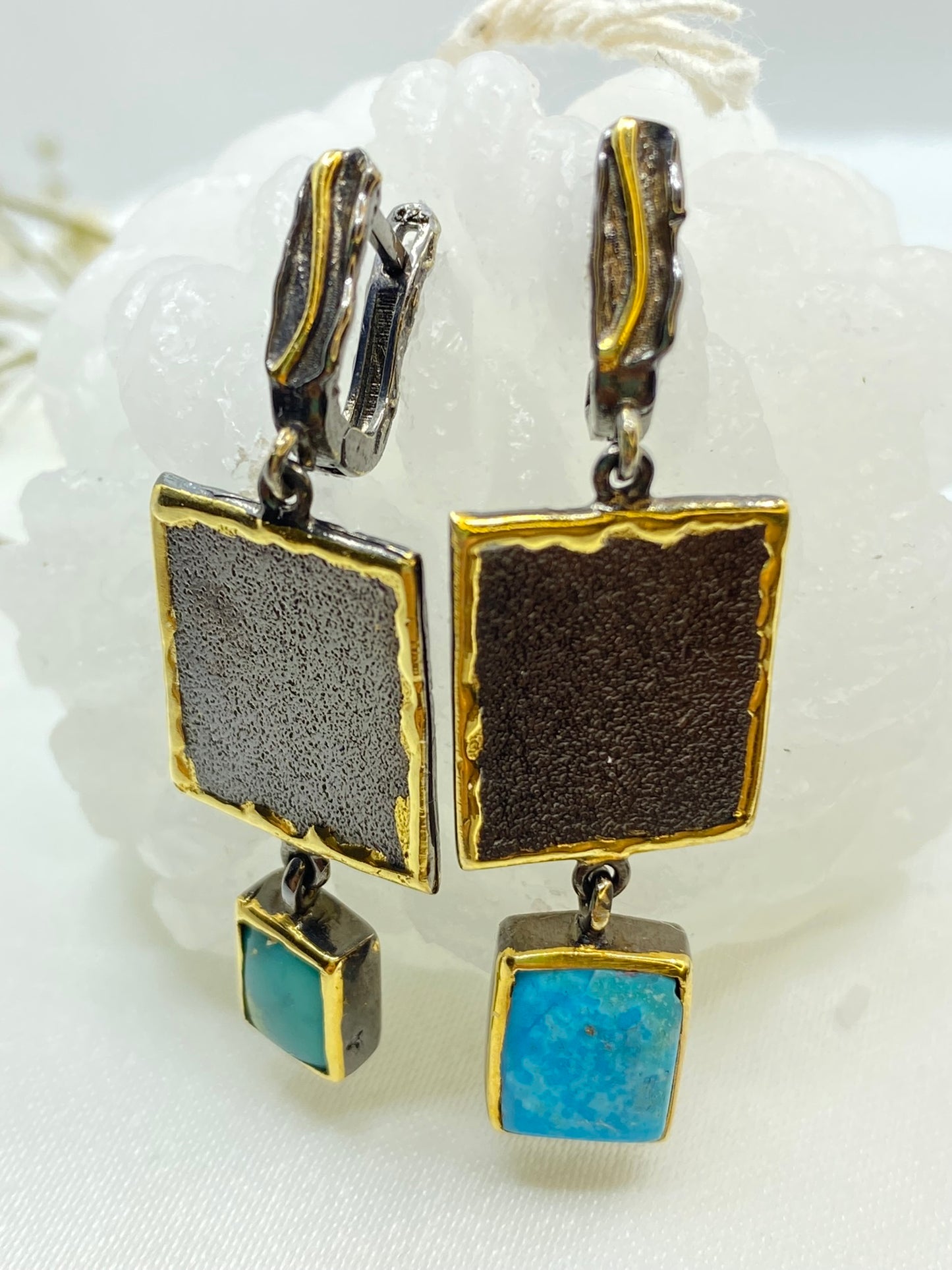 Turquoise Sterling Silver Earrings