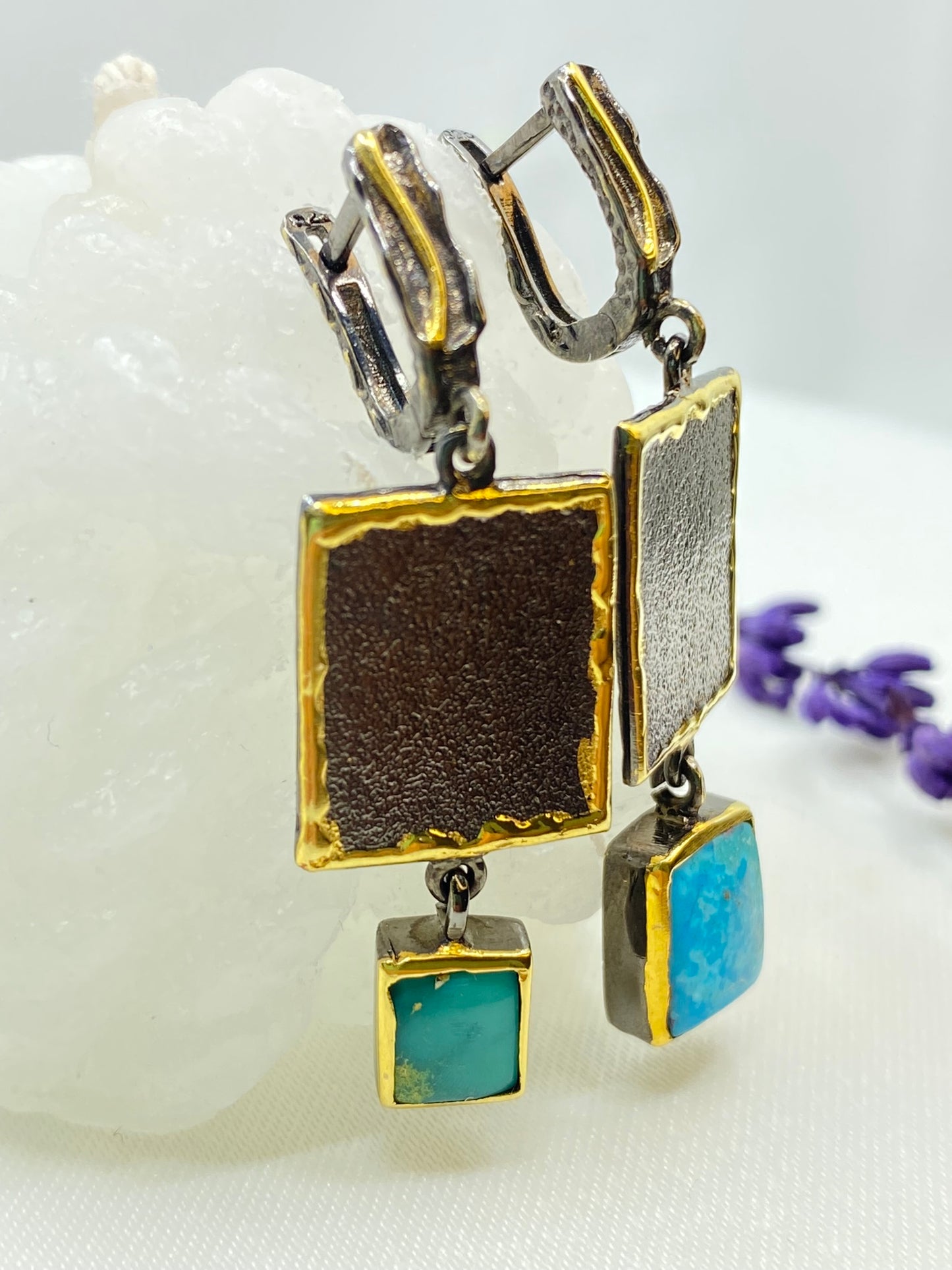 Turquoise Sterling Silver Earrings