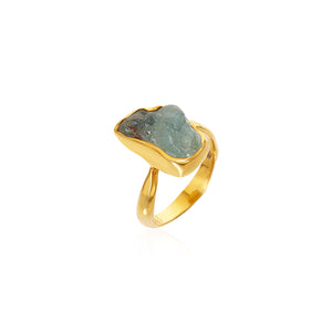 Natural Aquamarine Ring
