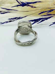 Natural labradorite Ring