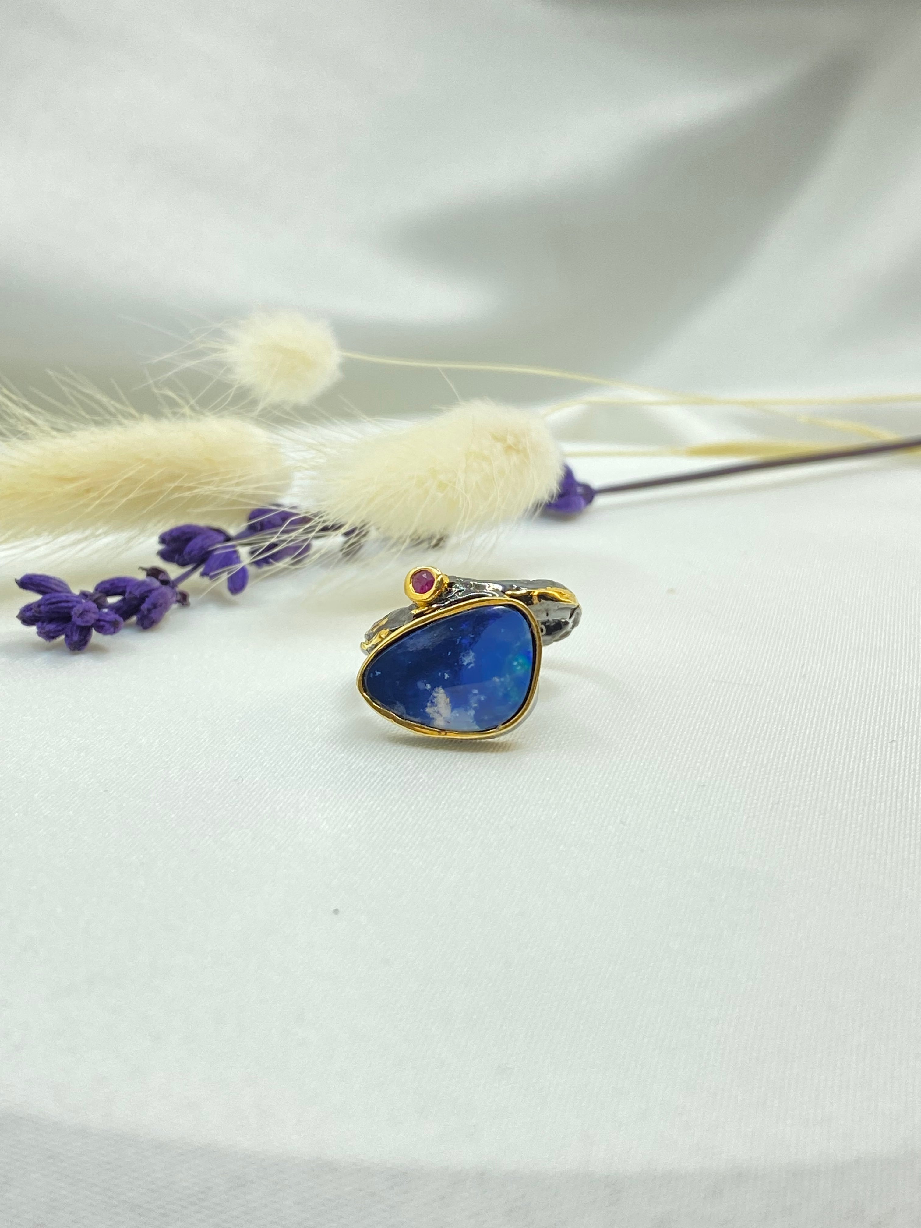 Genuine Opal Ring