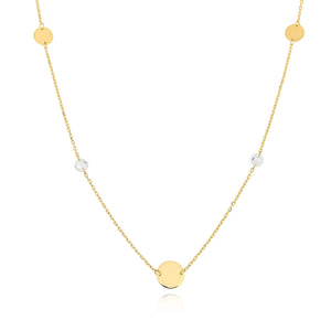 Lightweight Coin Silver Jewelry Set - 18k Gold Plated