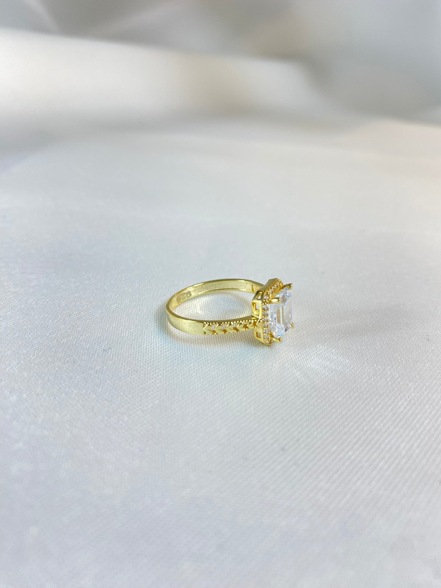 Gold-plated Engagement Ring