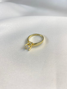 Gold-Plated Engagement Ring