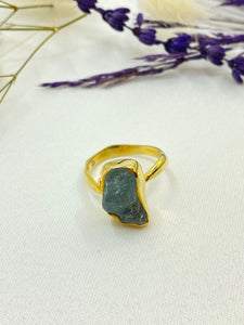 Natural Aquamarine Ring