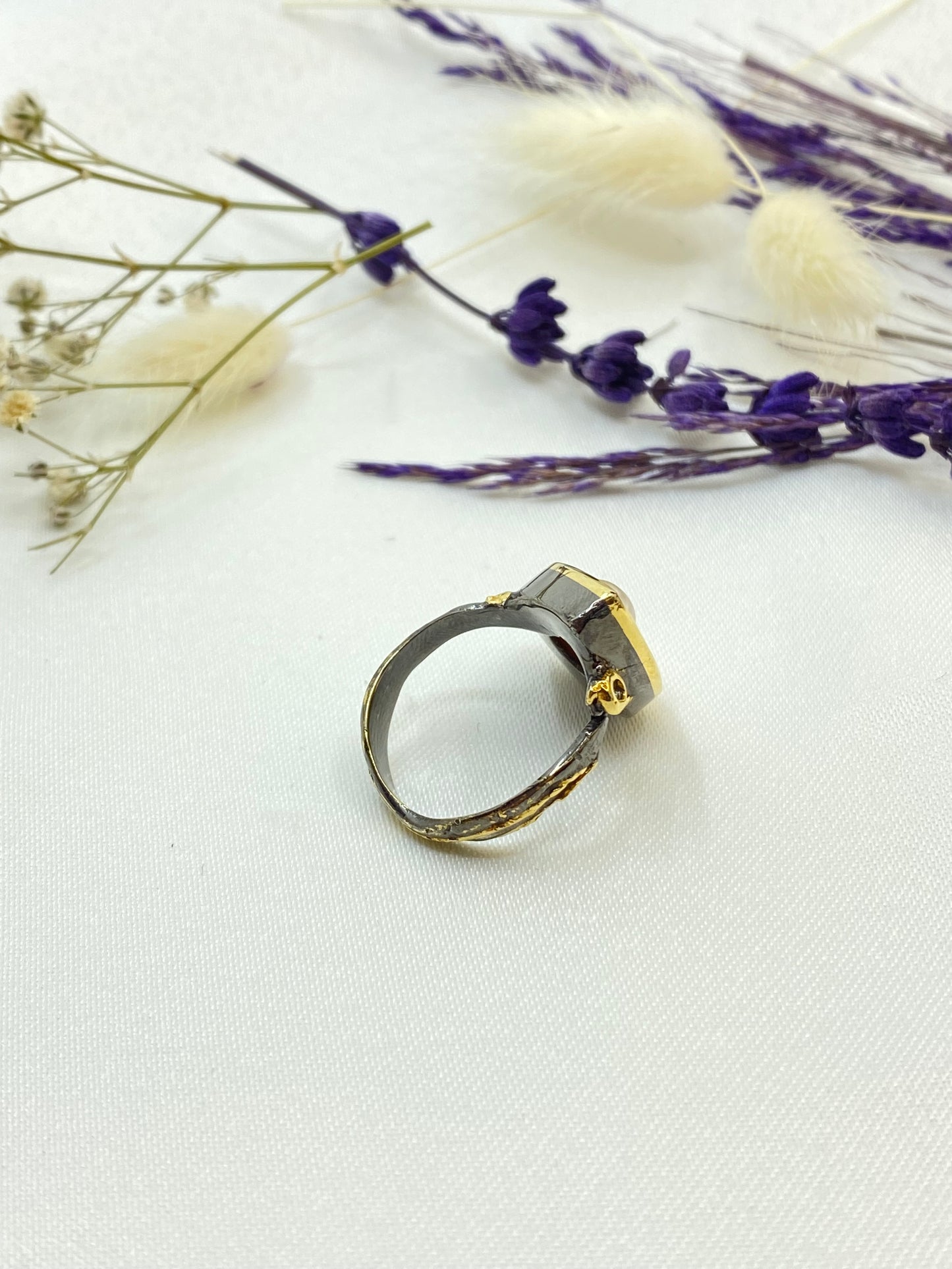 Natural Pearl Silver Ring