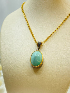 Unique Turquoise Pendant Necklace